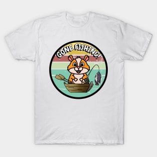 Cute hamster has gone fishing T-Shirt
